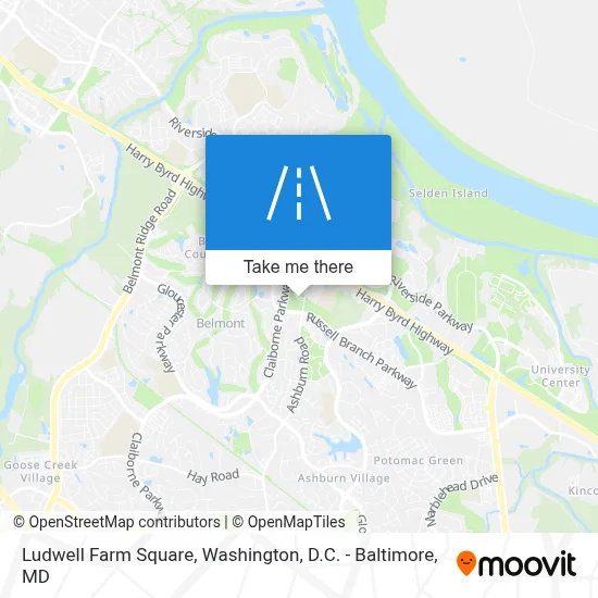 Ludwell Farm Square map