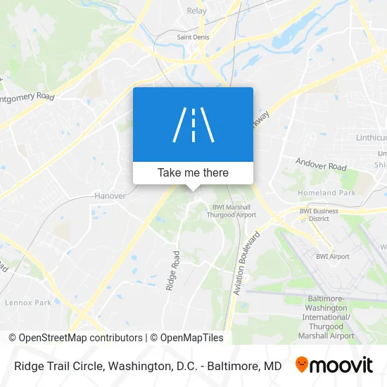 Ridge Trail Circle map
