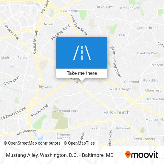 Mapa de Mustang Alley