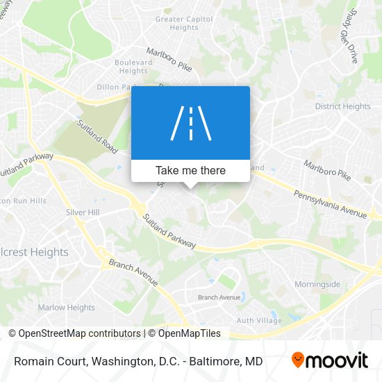 Romain Court map