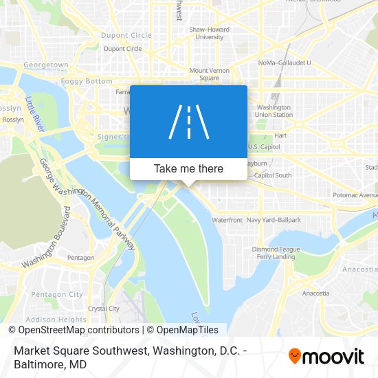 Market Square Southwest map