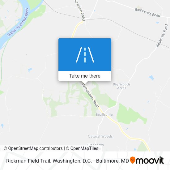 Rickman Field Trail map