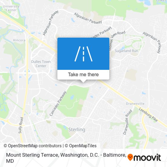 Mount Sterling Terrace map