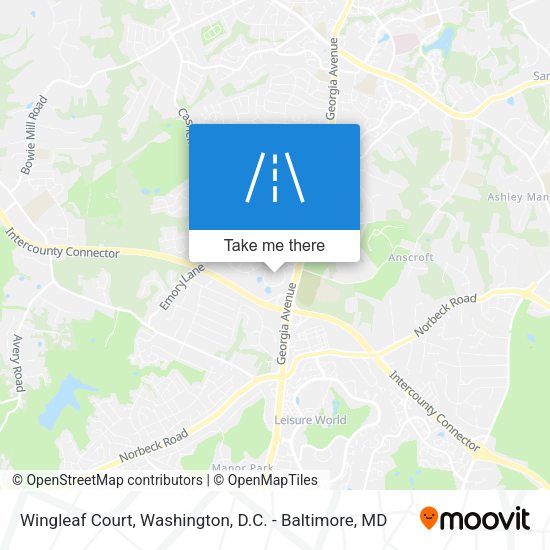 Mapa de Wingleaf Court