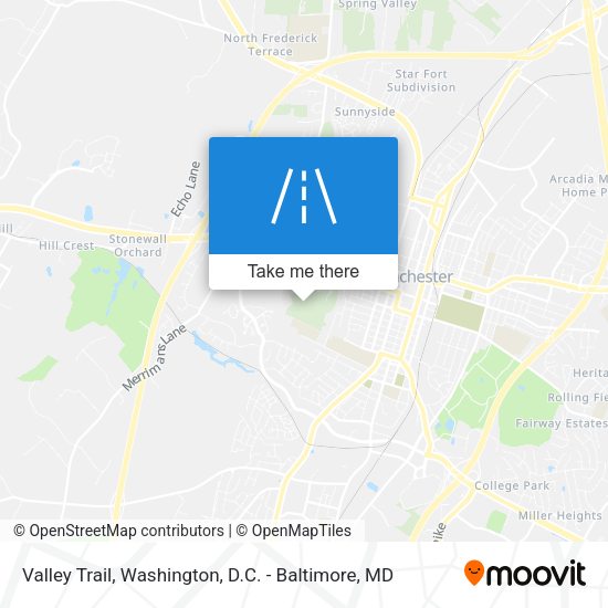 Valley Trail map