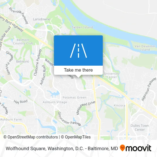 Wolfhound Square map