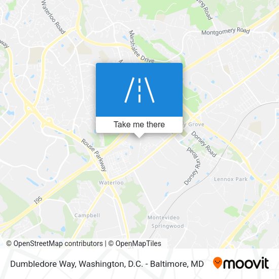 Dumbledore Way map
