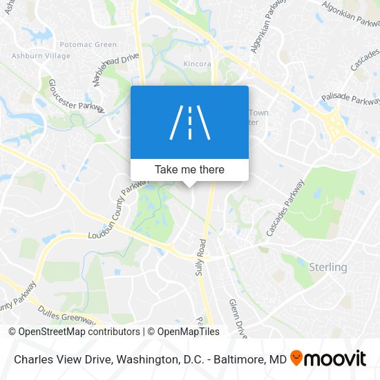 Charles View Drive map