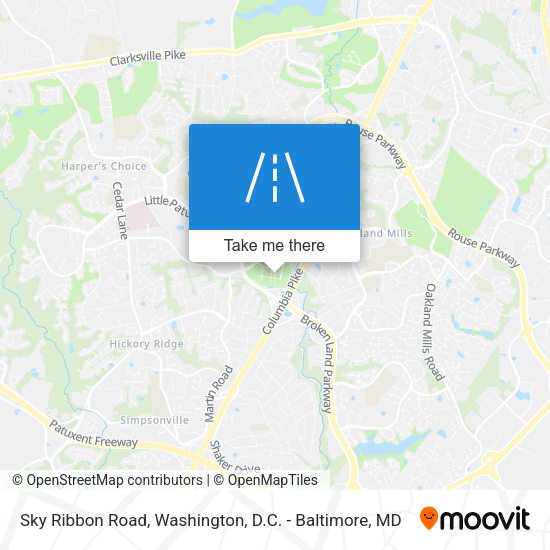 Sky Ribbon Road map