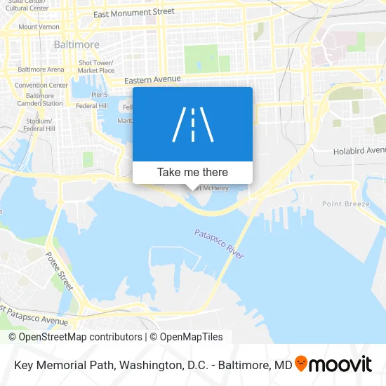 Key Memorial Path map