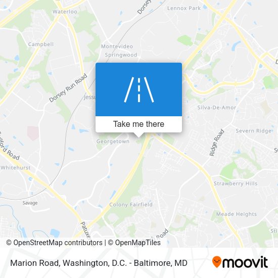 Mapa de Marion Road