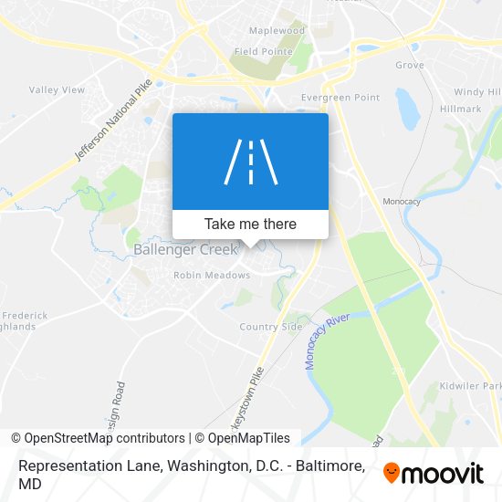 Mapa de Representation Lane