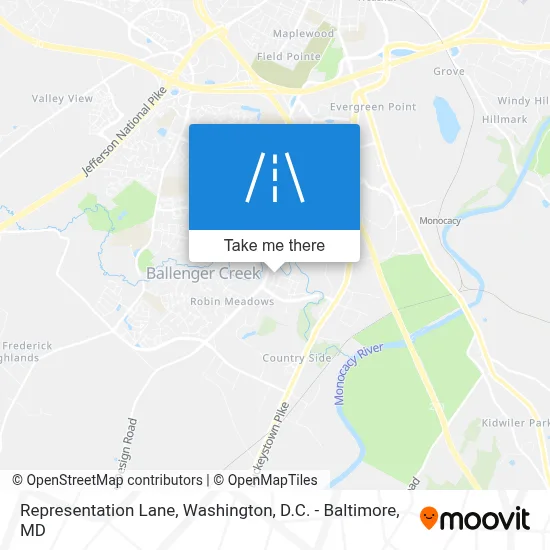 Representation Lane map