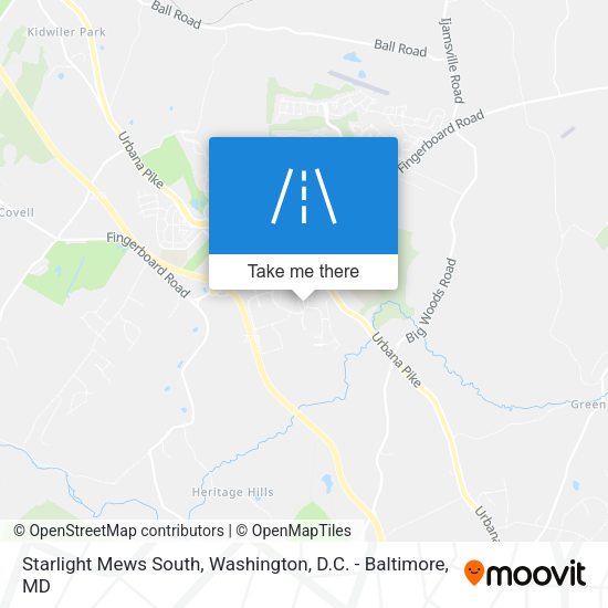 Starlight Mews South map
