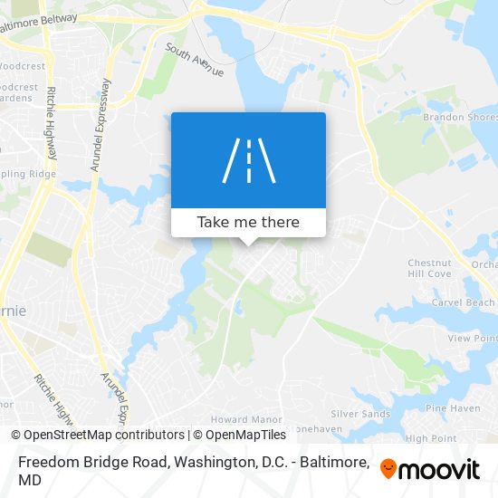 Freedom Bridge Road map