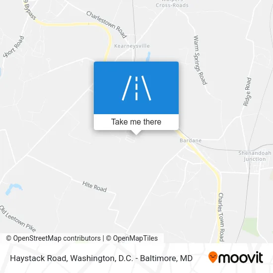 Haystack Road map