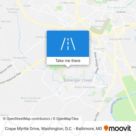 Crape Myrtle Drive map