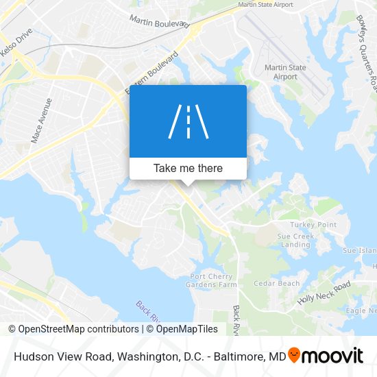 Mapa de Hudson View Road