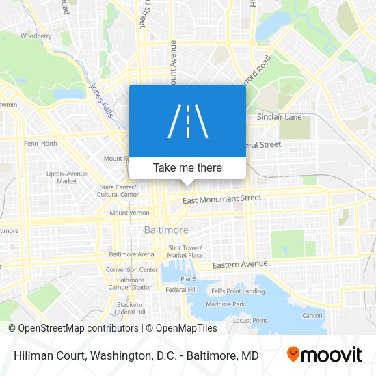 Hillman Court map
