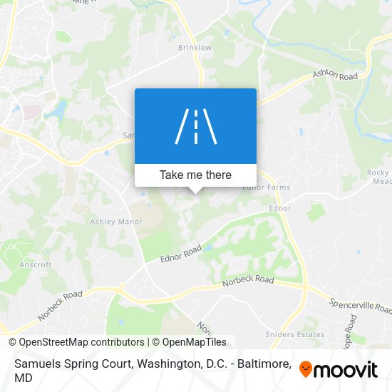 Mapa de Samuels Spring Court
