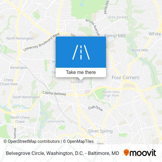 Belvegrove Circle map