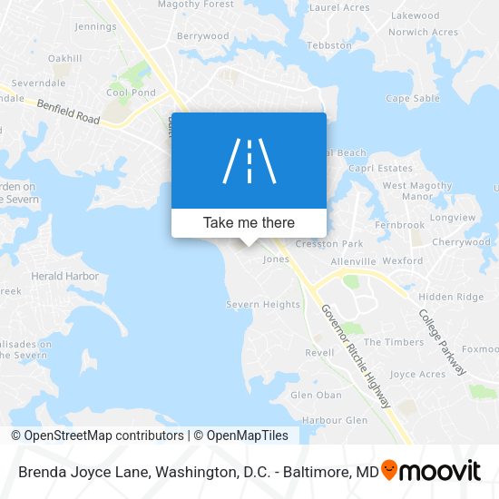 Mapa de Brenda Joyce Lane