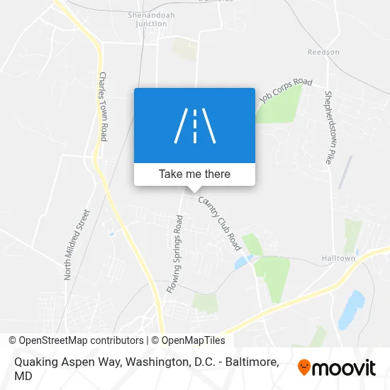 Quaking Aspen Way map