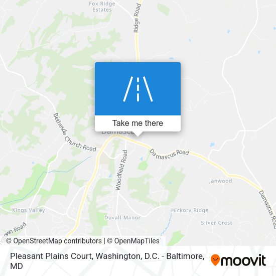 Mapa de Pleasant Plains Court
