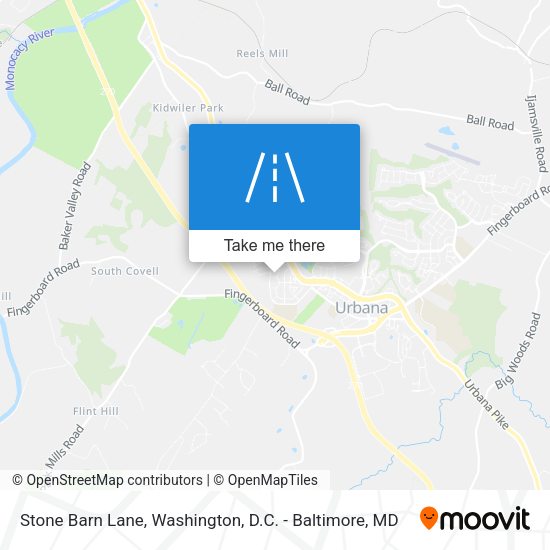 Stone Barn Lane map