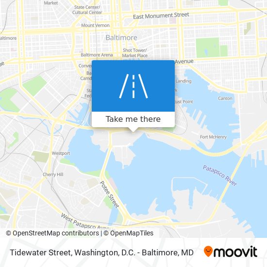 Mapa de Tidewater Street