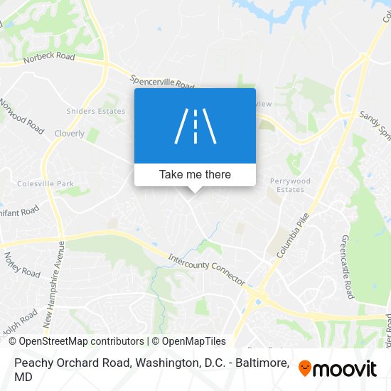 Mapa de Peachy Orchard Road