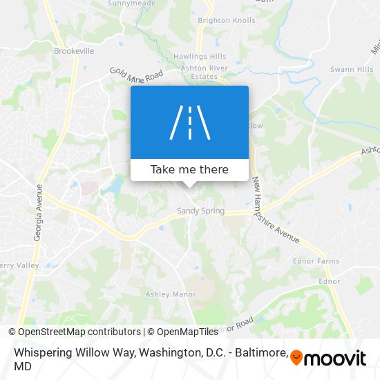 Whispering Willow Way map