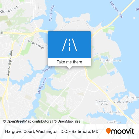 Mapa de Hargrove Court