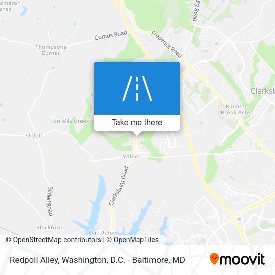 Redpoll Alley map