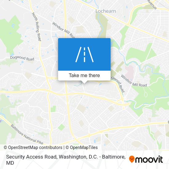 Mapa de Security Access Road