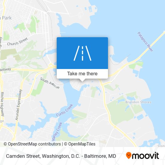 Mapa de Camden Street