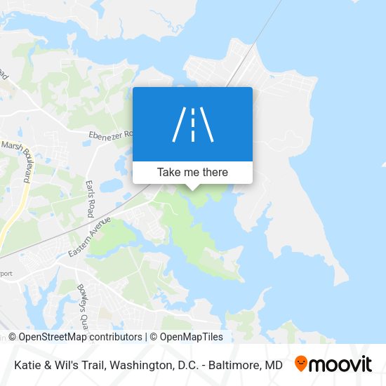 Mapa de Katie & Wil's Trail
