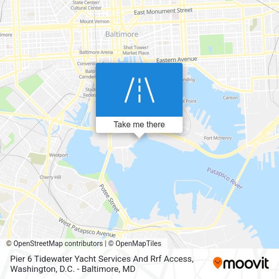 Pier 6 Tidewater Yacht Services And Rrf Access map