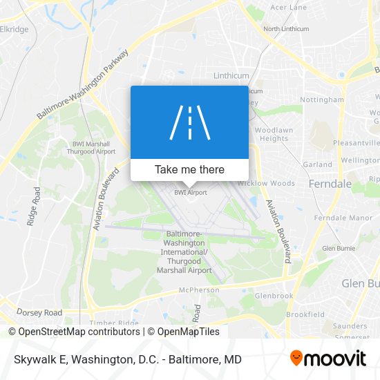 Skywalk E map
