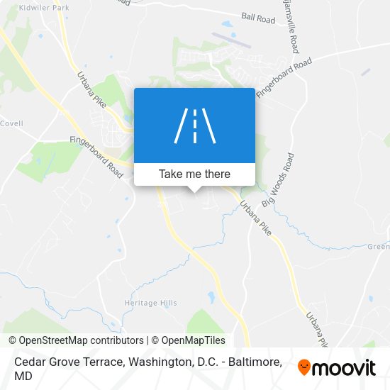 Cedar Grove Terrace map