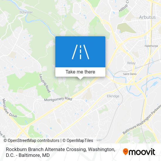 Mapa de Rockburn Branch Alternate Crossing