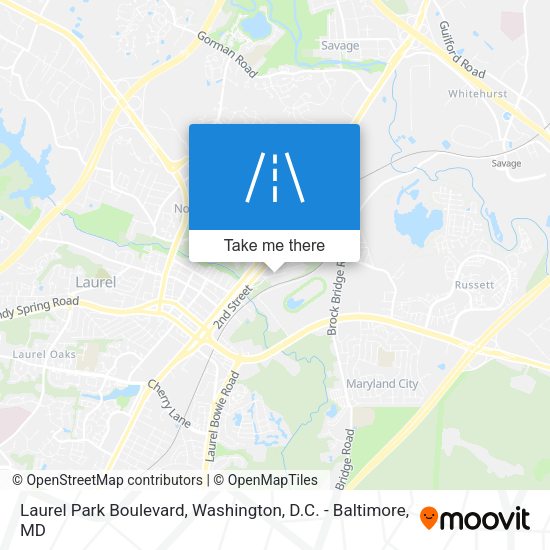 Laurel Park Boulevard map