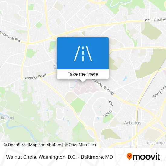 Walnut Circle map