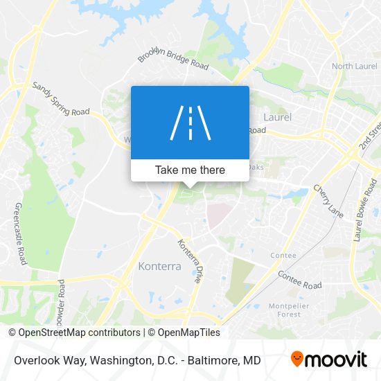 Overlook Way map