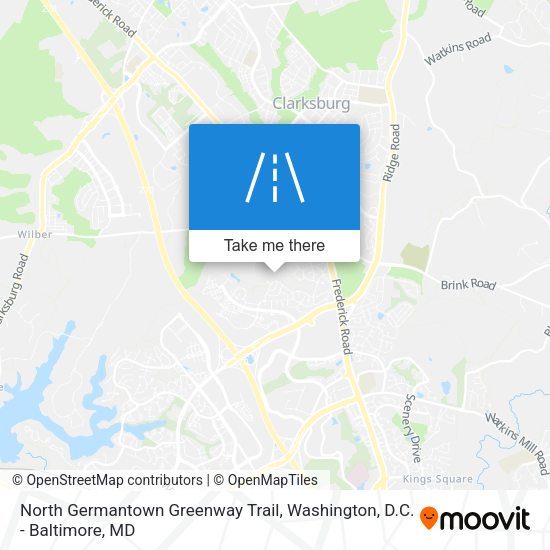 North Germantown Greenway Trail map