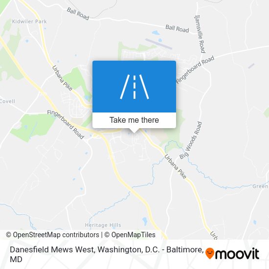 Mapa de Danesfield Mews West