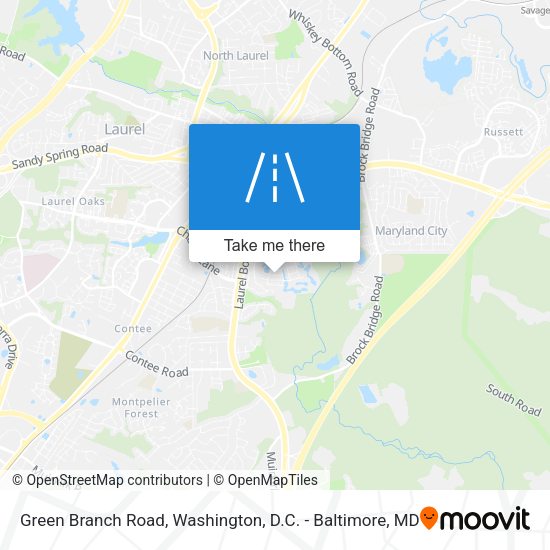 Green Branch Road map