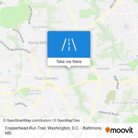 Copperhead Run Trail map