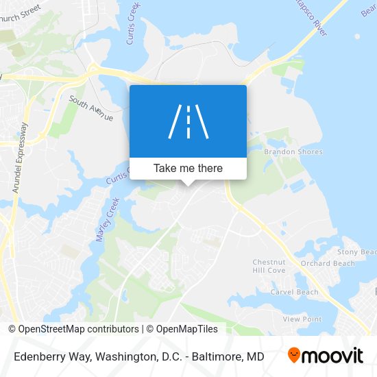 Edenberry Way map