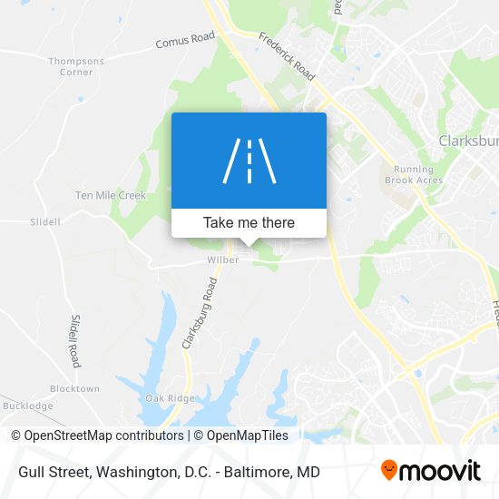 Gull Street map
